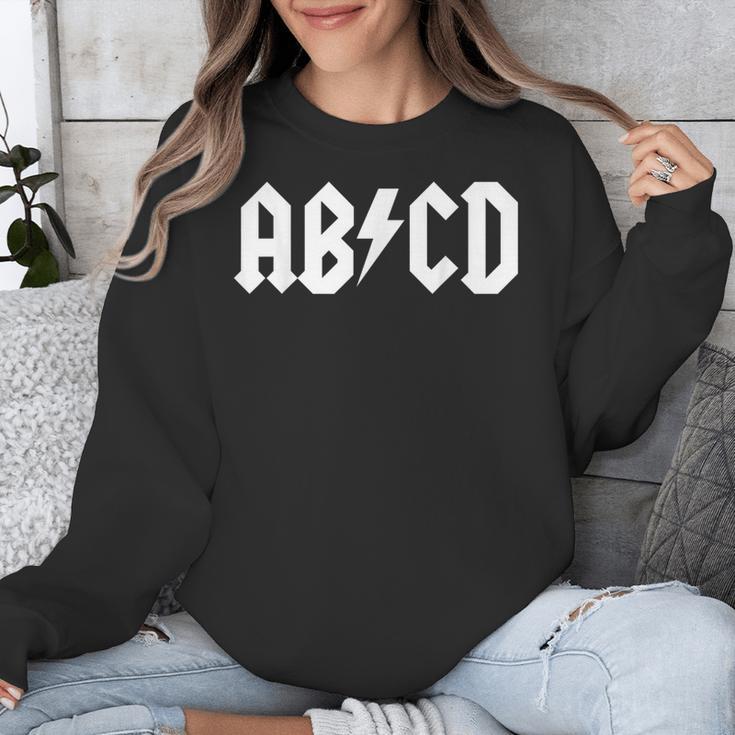 Boys Girls Teachers ABCD Rock Graphic Back To School Unisex Sweatshirt, funny design