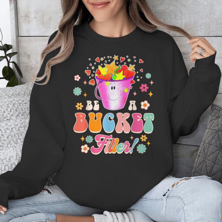 Be A Bucket Filler Teacher Teaching Groovy Back To School For Men Women Unisex Sweatshirt, Groovy Teacher Gifts, funny design Be A Bucket Filler Teacher Teaching Groovy Back To School For Men Women Unisex Sweatshirt, Groovy Teacher Gifts, funny design