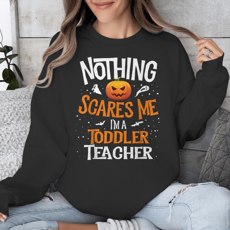 You Cannot Scare Me I'm An Toddler Teacher Halloween Men Women Kids Unisex Sweatshirt, funny design You Cannot Scare Me I'm An Toddler Teacher Halloween Men Women Kids Unisex Sweatshirt, funny design
