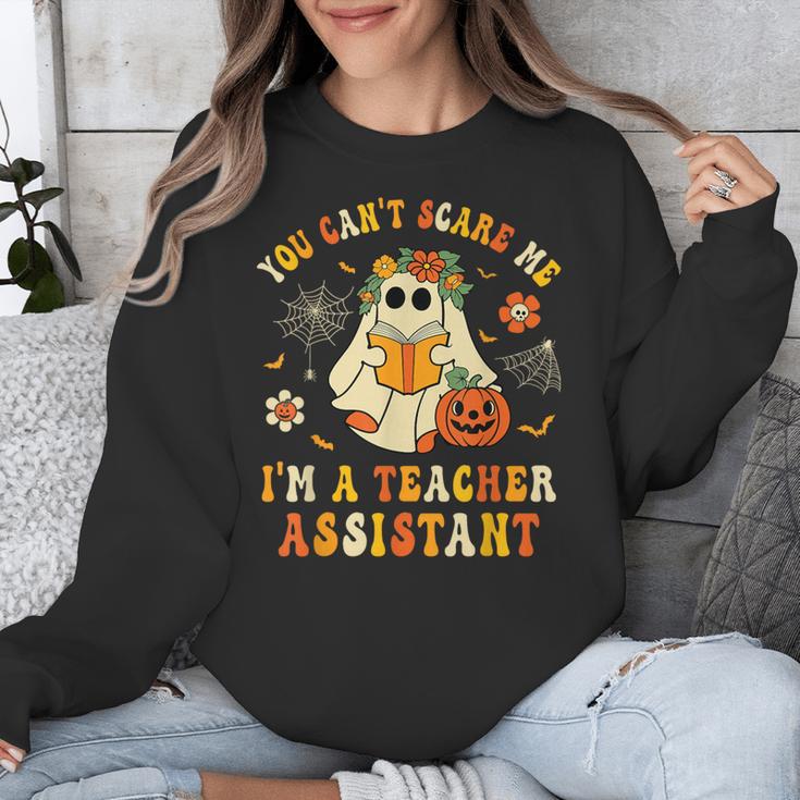 You Can't Scare Me I'm A School Teachers Assistant Halloween Unisex Sweatshirt, funny design You Can't Scare Me I'm A School Teachers Assistant Halloween Unisex Sweatshirt, funny design