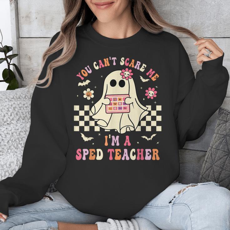 You Can't Scare Me I'm A SPED Teacher Crew Squad Halloween Unisex Sweatshirt, funny design You Can't Scare Me I'm A SPED Teacher Crew Squad Halloween Unisex Sweatshirt, funny design