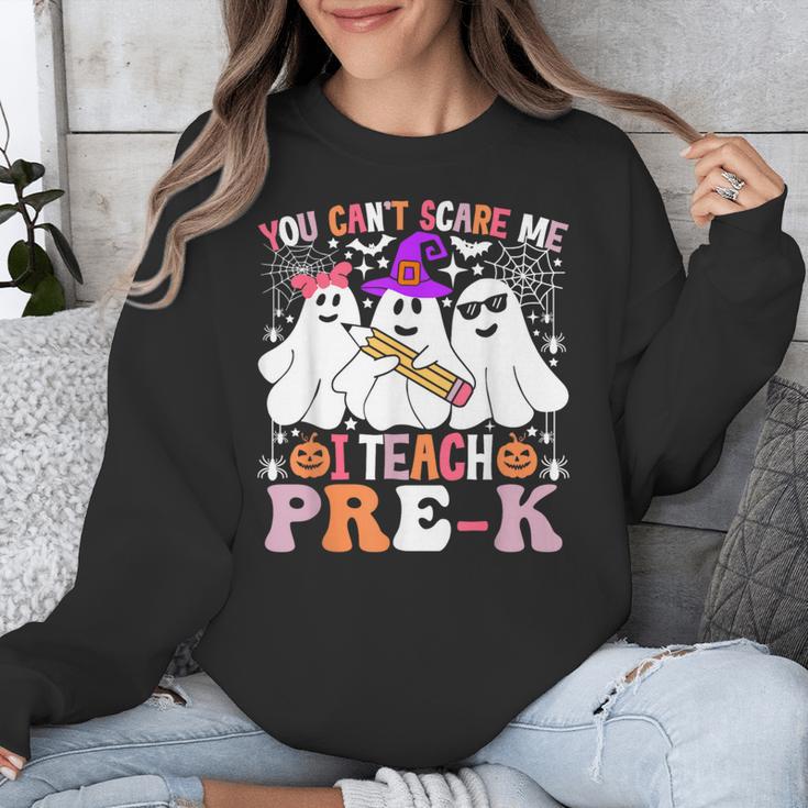 You Can't Scare Me I Teach Pre-k Halloween Teacher Unisex Sweatshirt, funny design You Can't Scare Me I Teach Pre-k Halloween Teacher Unisex Sweatshirt, funny design