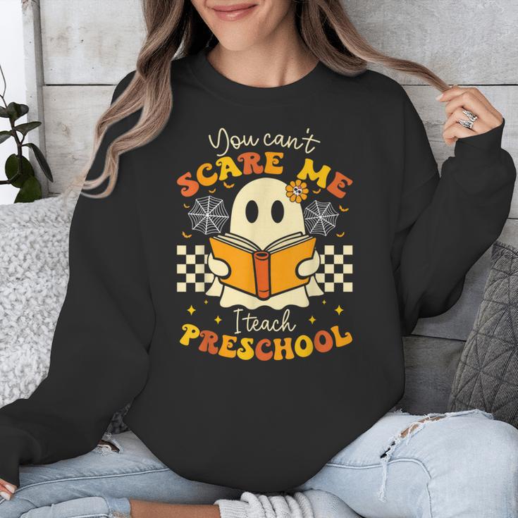 You Can't Scare Me I Teach Preschool Teacher Halloween Ghost Unisex Sweatshirt, funny design You Can't Scare Me I Teach Preschool Teacher Halloween Ghost Unisex Sweatshirt, funny design