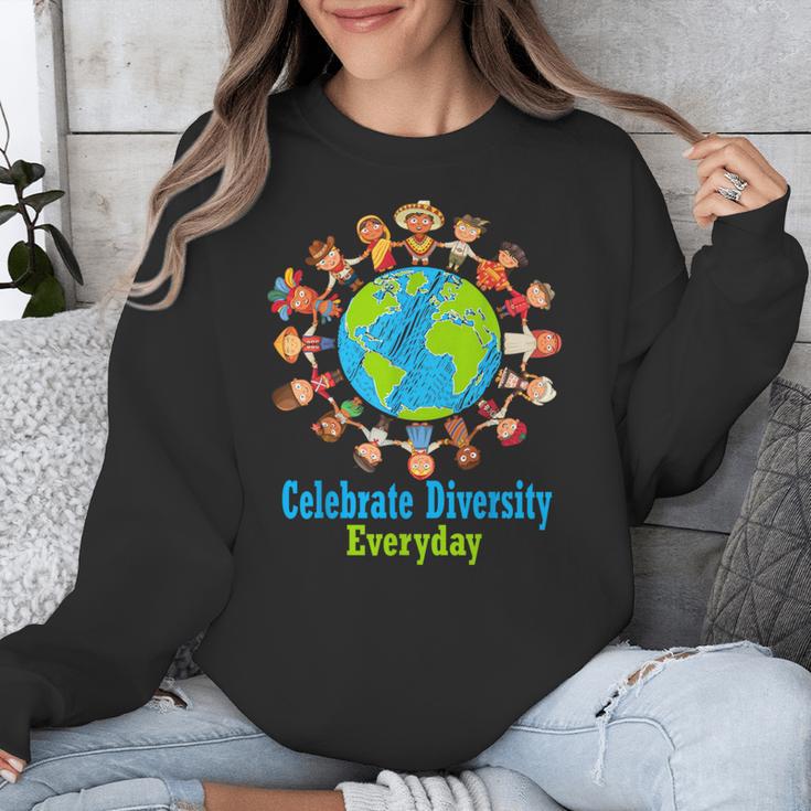 Celebrate Diversity Everyday Teachers & School Student Unisex Sweatshirt, funny design Celebrate Diversity Everyday Teachers & School Student Unisex Sweatshirt, funny design