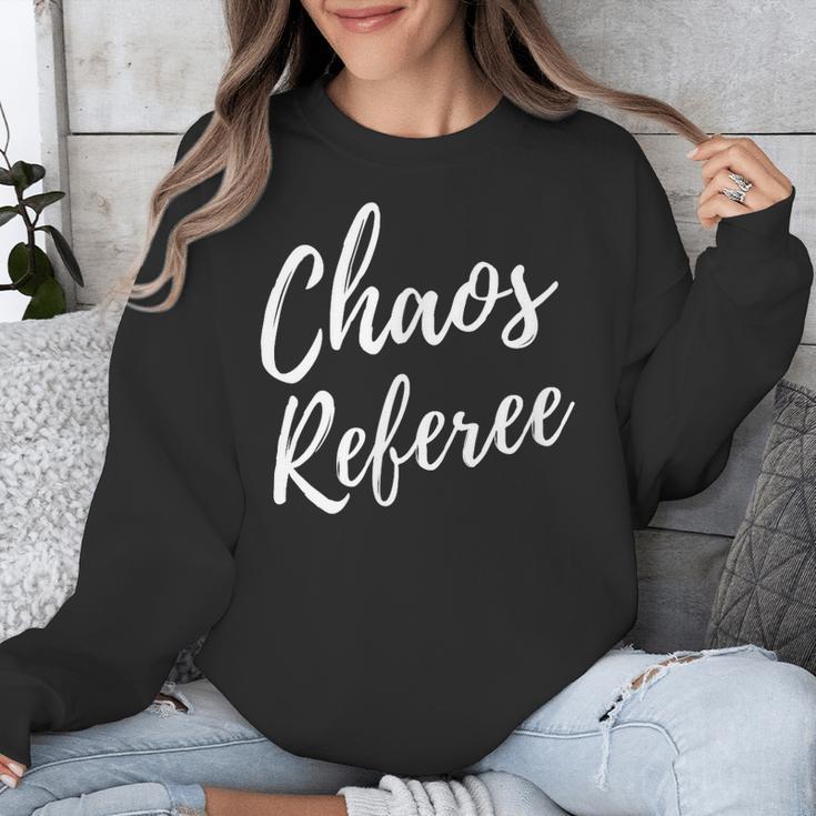 Chaos Referee For Mom Dad Teacher Shirt Cute Coach For Men Women Unisex Sweatshirt, funny design Chaos Referee For Mom Dad Teacher Shirt Cute Coach For Men Women Unisex Sweatshirt, funny design