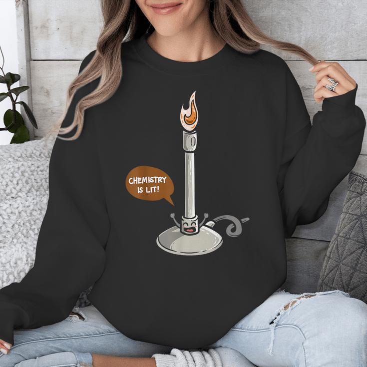 Chemistry Burner Science Lover Biology Chemistry Teacher Unisex Sweatshirt, Science Teacher Gifts, funny design