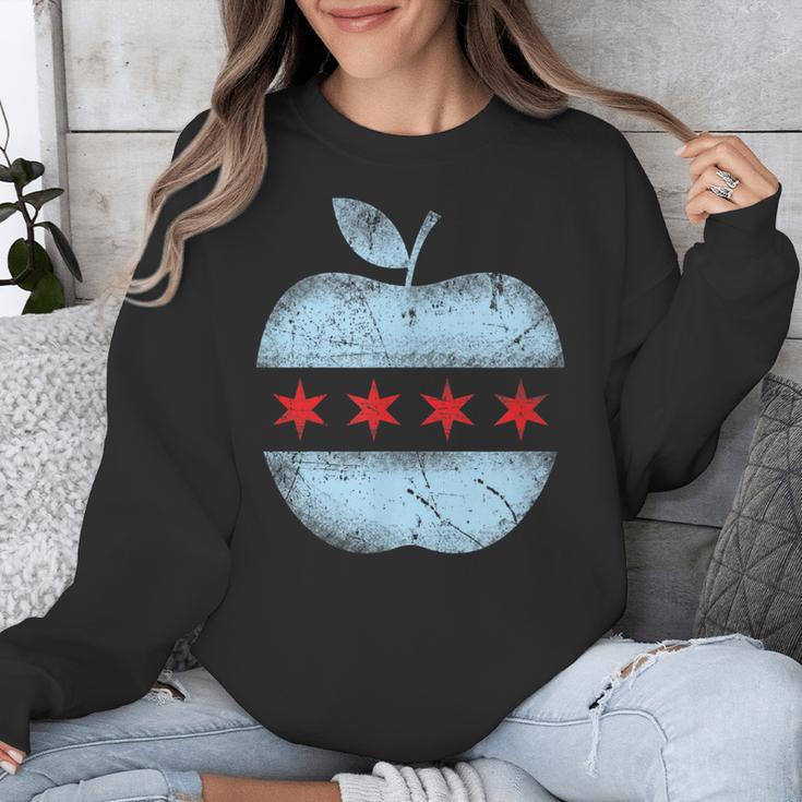 Chicago Flag Teacher School Cute Unisex Sweatshirt, funny design Chicago Flag Teacher School Cute Unisex Sweatshirt, funny design