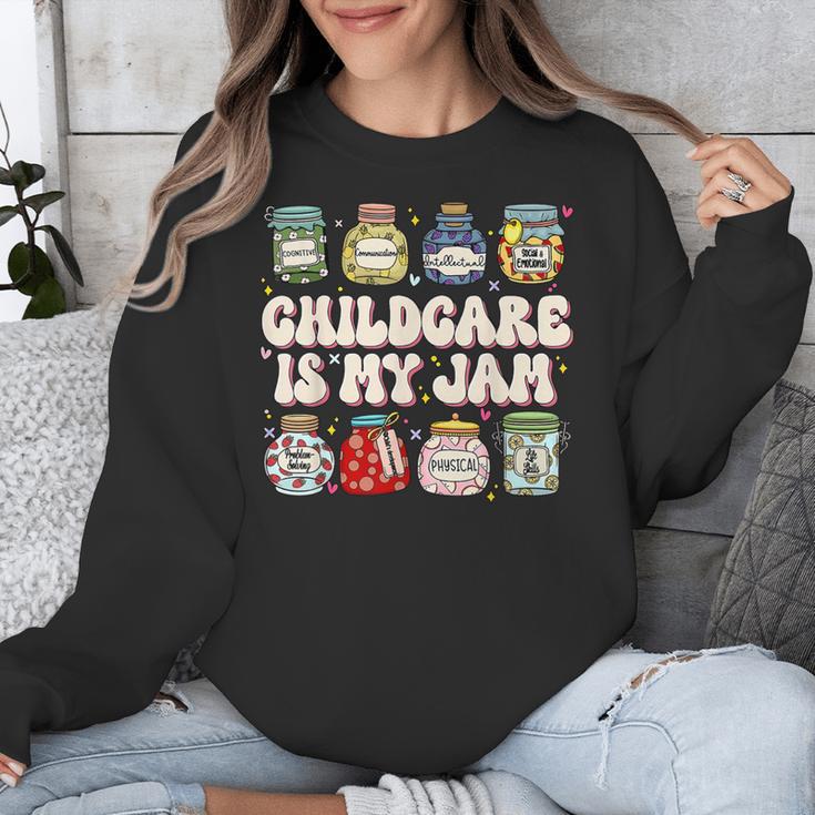 Childcare Is My Jam Child Care Teacher School Psychologist Unisex Sweatshirt, funny design Childcare Is My Jam Child Care Teacher School Psychologist Unisex Sweatshirt, funny design
