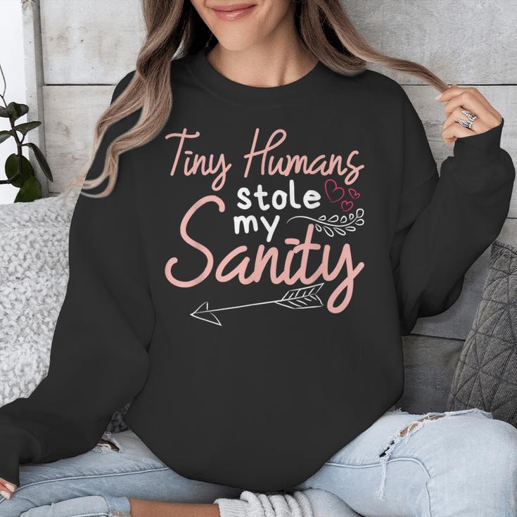 Childcare Provider Daycare Teacher Stole My Sanity Unisex Sweatshirt, funny design
