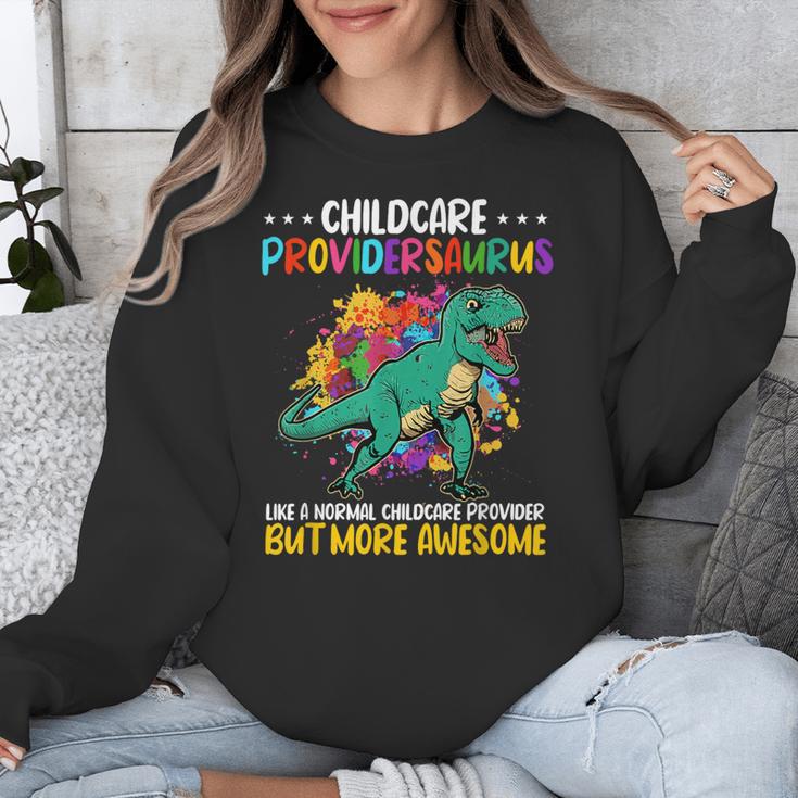 Childcare Providersaurus Daycare Teachers Unisex Sweatshirt, funny design Childcare Providersaurus Daycare Teachers Unisex Sweatshirt, funny design
