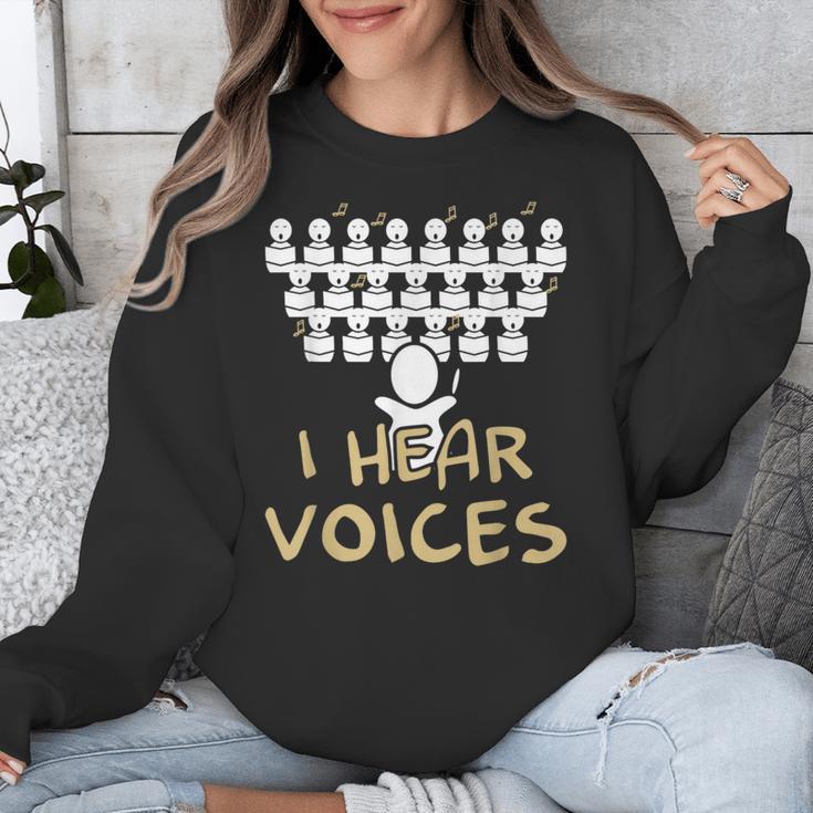 Choir Teacher Shirt I Hear Voices Chorister Tee Unisex Sweatshirt, funny design Choir Teacher Shirt I Hear Voices Chorister Tee Unisex Sweatshirt, funny design
