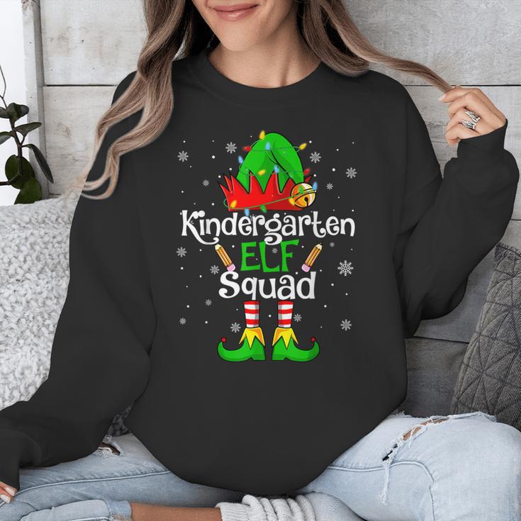 Christmas Kindergarten Elf Squad Teacher Student Unisex Sweatshirt, funny design Christmas Kindergarten Elf Squad Teacher Student Unisex Sweatshirt, funny design