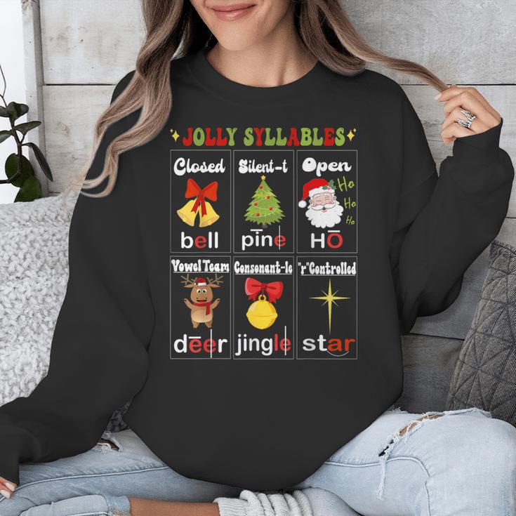 Christmas Reading Teacher Syllable Types Reading Teacher Unisex Sweatshirt, funny design Christmas Reading Teacher Syllable Types Reading Teacher Unisex Sweatshirt, funny design