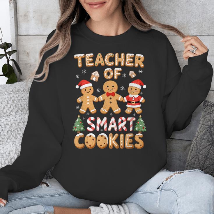 Christmas Teacher Of Smart Cookies Gingerbread Man Teaching Unisex Sweatshirt, funny design Christmas Teacher Of Smart Cookies Gingerbread Man Teaching Unisex Sweatshirt, funny design
