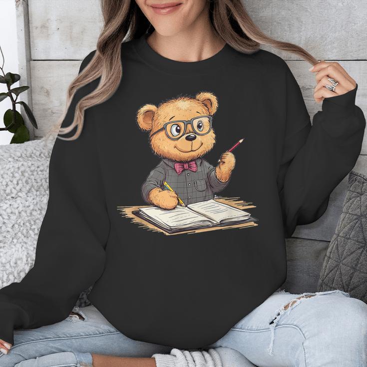 Classroom Fun With Teddy Bear Teacher Unisex Sweatshirt, funny design Classroom Fun With Teddy Bear Teacher Unisex Sweatshirt, funny design