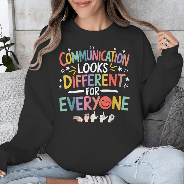 Communication ASL Teacher Deaf People ASL Interpreter Unisex Sweatshirt, funny design Communication ASL Teacher Deaf People ASL Interpreter Unisex Sweatshirt, funny design