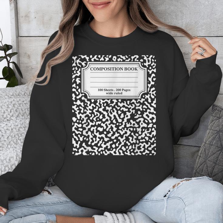 Composition Notebook Matching Group Halloween Teachers Unisex Sweatshirt, funny design