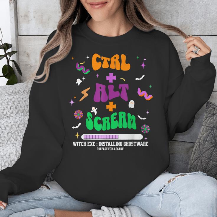 Computer Teacher Spooky Halloween Technology STEM Engineer Unisex Sweatshirt, funny design Computer Teacher Spooky Halloween Technology STEM Engineer Unisex Sweatshirt, funny design