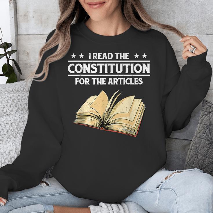 Cool History Teacher Read The Constitution For The Articles Unisex Sweatshirt, History Teacher Gifts, funny design Cool History Teacher Read The Constitution For The Articles Unisex Sweatshirt, History Teacher Gifts, funny design
