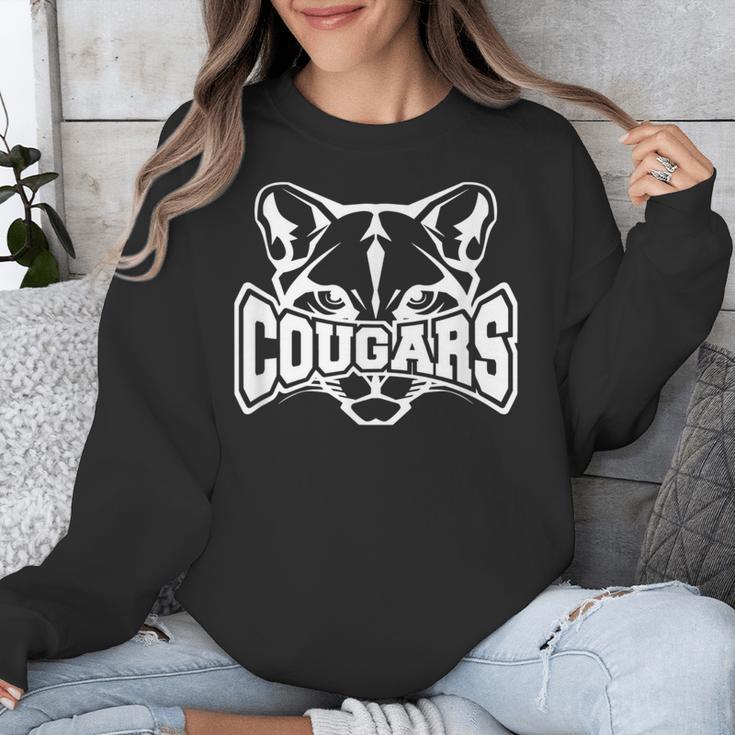 Cougars Teacher Student School Sports Fan Team Spirit Unisex Sweatshirt, funny design Cougars Teacher Student School Sports Fan Team Spirit Unisex Sweatshirt, funny design