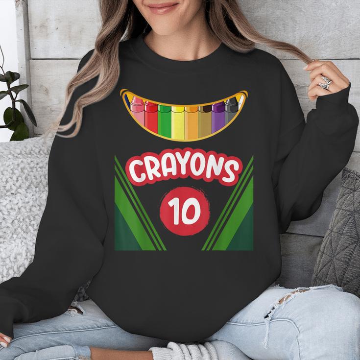 Crayon Box Fun Teacher Student Crayon Squad Halloween 2022 Unisex Sweatshirt, funny design Crayon Box Fun Teacher Student Crayon Squad Halloween 2022 Unisex Sweatshirt, funny design