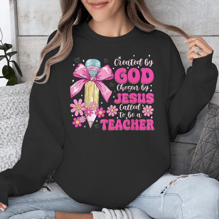 Created By God Called To Teacher Jesus Christian Teacher Unisex Sweatshirt, funny design Created By God Called To Teacher Jesus Christian Teacher Unisex Sweatshirt, funny design
