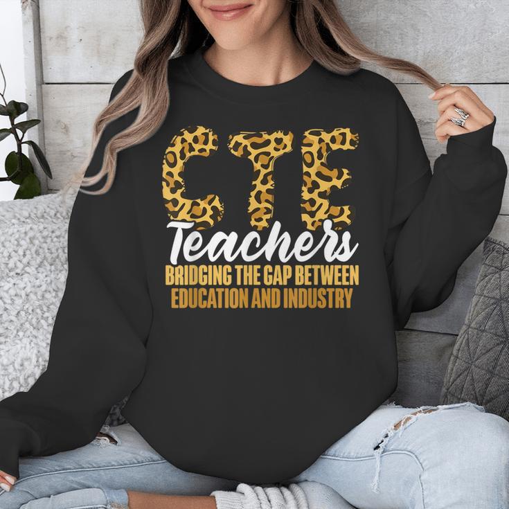 CTE Teacher Middle School High School Teach Career Men Women Unisex Sweatshirt, funny design