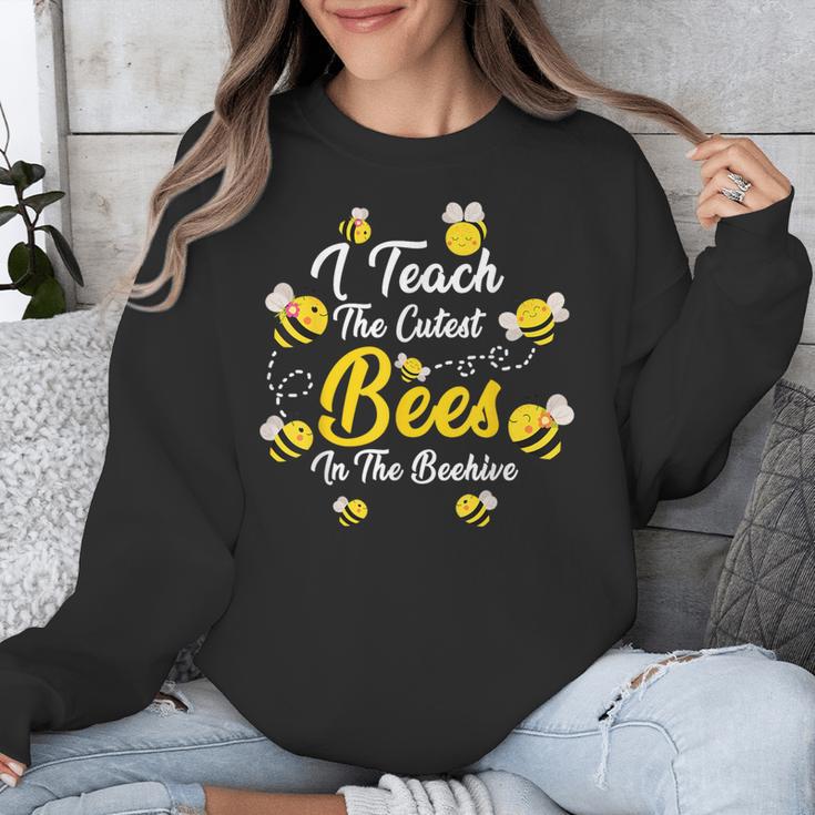Cute I Teach The Cutest Bees In The Beehive Teacher's Day For Men Women Kids Unisex Sweatshirt, funny design Cute I Teach The Cutest Bees In The Beehive Teacher's Day For Men Women Kids Unisex Sweatshirt, funny design