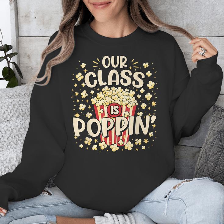 Cute Teacher Popcorn Day Unisex Sweatshirt, funny design Cute Teacher Popcorn Day Unisex Sweatshirt, funny design
