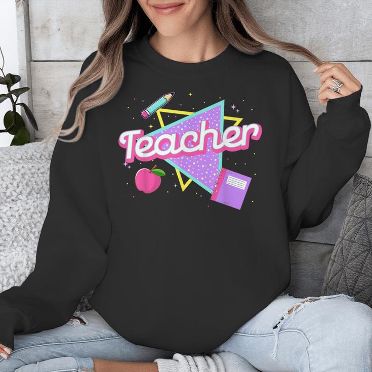 Cute Teacher Shirt 80's 90's Style Retro Old School Teacher For Men Women Unisex Sweatshirt, funny design Cute Teacher Shirt 80's 90's Style Retro Old School Teacher For Men Women Unisex Sweatshirt, funny design