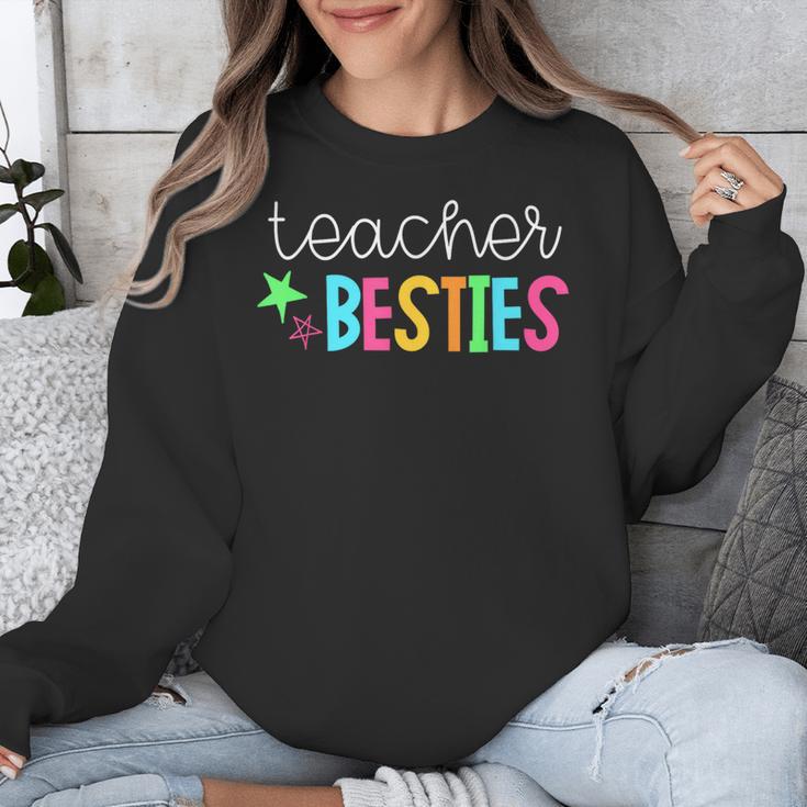 Cute Teacher Shirt Teacher Besties Unisex Sweatshirt, funny design Cute Teacher Shirt Teacher Besties Unisex Sweatshirt, funny design