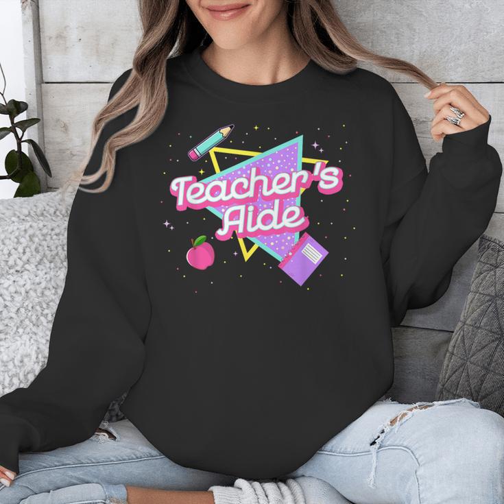Cute Teacher's Aide Shirt 80's 90's Back To School For Men Women Unisex Sweatshirt, funny design Cute Teacher's Aide Shirt 80's 90's Back To School For Men Women Unisex Sweatshirt, funny design