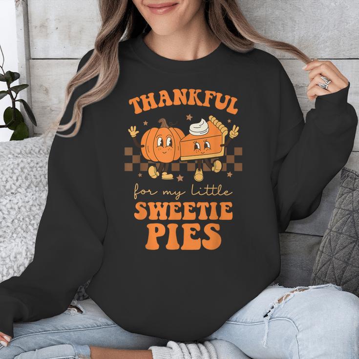 Cute Thanksgiving Teacher Thankful For My Sweetie Pies Mom Unisex Sweatshirt, funny design Cute Thanksgiving Teacher Thankful For My Sweetie Pies Mom Unisex Sweatshirt, funny design