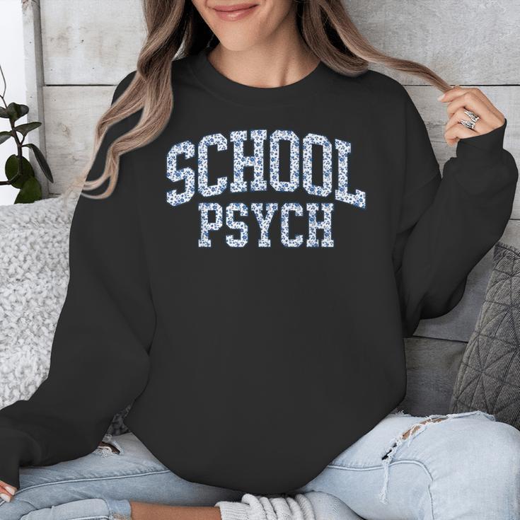 Cute Wildflower School Psych Teacher School Psychologist Unisex Sweatshirt, funny design