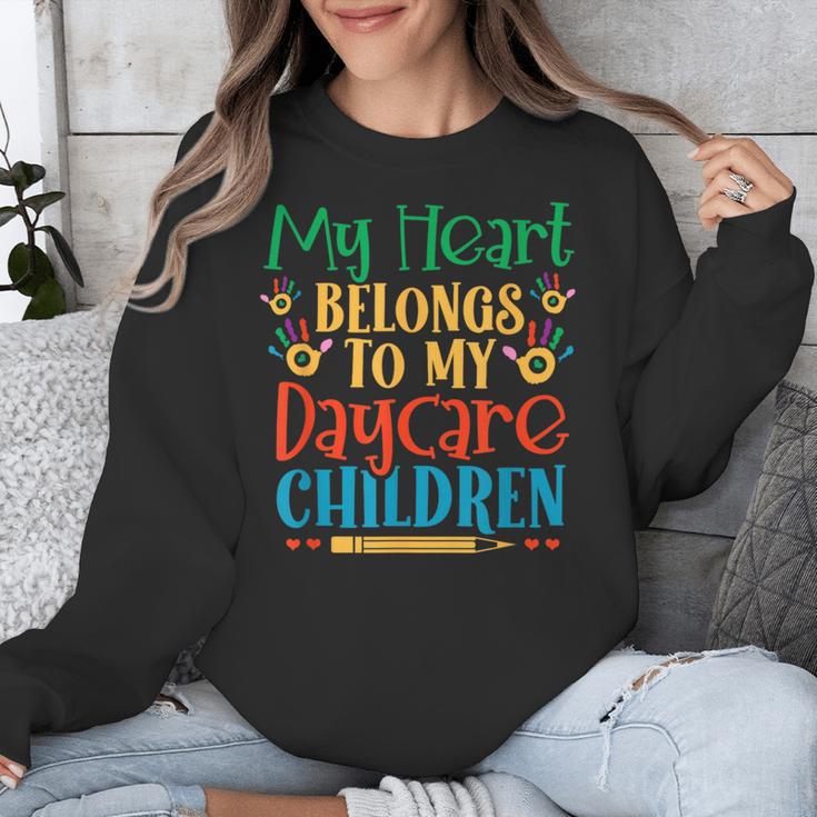 Daycare Children Childcare Provider Teacher PreK Nursery Unisex Sweatshirt, funny design Daycare Children Childcare Provider Teacher PreK Nursery Unisex Sweatshirt, funny design