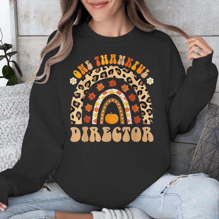 Director One Thankful Fall Teacher Women Life Unisex Sweatshirt, funny design Director One Thankful Fall Teacher Women Life Unisex Sweatshirt, funny design
