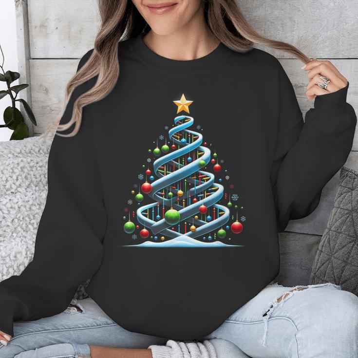 DNA Helix Christmas Tree Scientist Biology Science Teacher Unisex Sweatshirt, Science Teacher Gifts, funny design DNA Helix Christmas Tree Scientist Biology Science Teacher Unisex Sweatshirt, Science Teacher Gifts, funny design