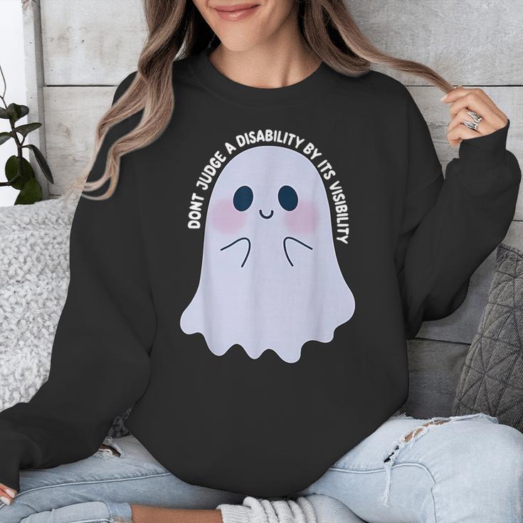 Dont Judge a Disability By Its Visibility Teacher Unisex Sweatshirt, funny design Dont Judge a Disability By Its Visibility Teacher Unisex Sweatshirt, funny design