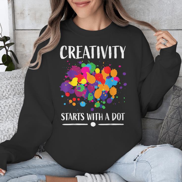 Dot Day Shirt Women Men Kids Girls Boys Teacher 2024 Dot Day Unisex Sweatshirt, funny design