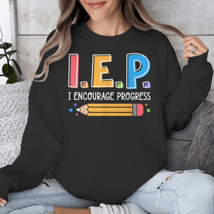 I E P I Encourage Progress Special Education Teacher Unisex Sweatshirt, funny design