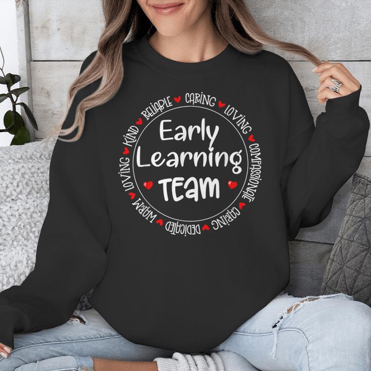 Early Learning TEAM Preschool Teacher Early Learners Crew Unisex Sweatshirt, funny design Early Learning TEAM Preschool Teacher Early Learners Crew Unisex Sweatshirt, funny design