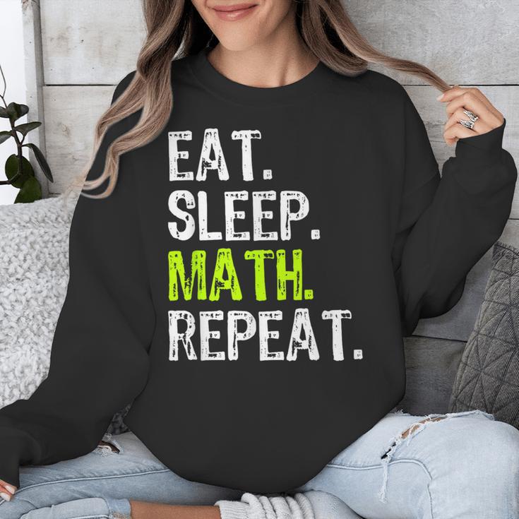 Eat Sleep Math Repeat Teacher Lover Unisex Sweatshirt, funny design Eat Sleep Math Repeat Teacher Lover Unisex Sweatshirt, funny design