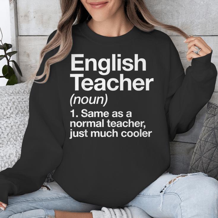 English Teacher Definition Back To School First Day Unisex Sweatshirt, English Teacher Gifts, funny design English Teacher Definition Back To School First Day Unisex Sweatshirt, English Teacher Gifts, funny design