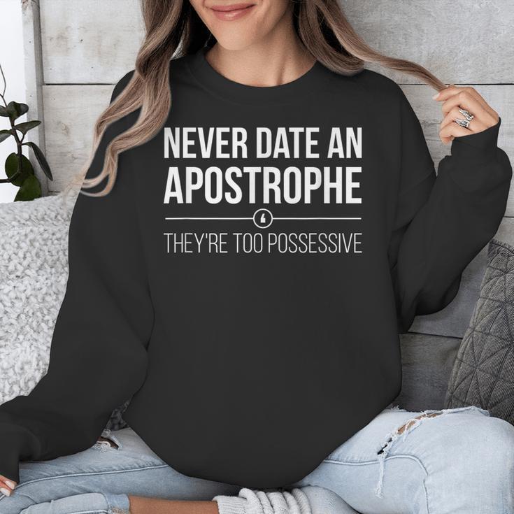 English Teacher Grammar Pun Shirt Unisex Sweatshirt, English Teacher Gifts, funny design