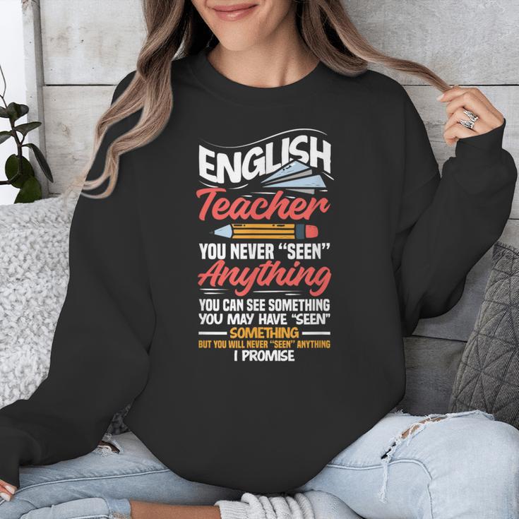 English Teacher Unisex Sweatshirt, English Teacher Gifts, funny design English Teacher Unisex Sweatshirt, English Teacher Gifts, funny design