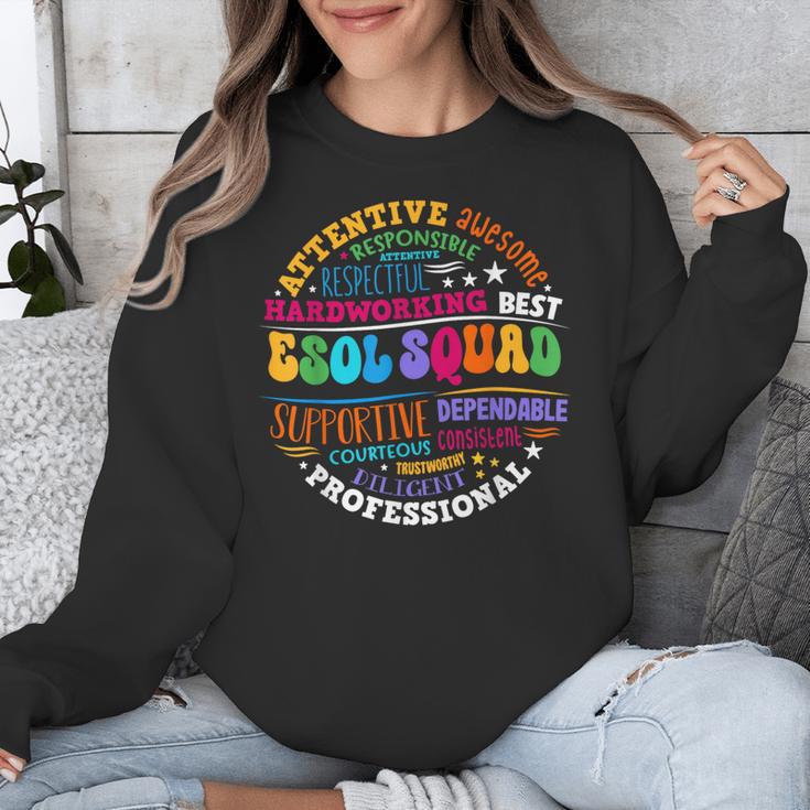 ESOL Squad Teachers And Students Team Back To School Unisex Sweatshirt, funny design ESOL Squad Teachers And Students Team Back To School Unisex Sweatshirt, funny design