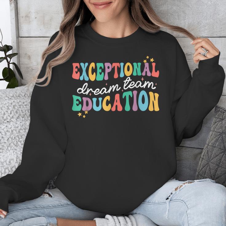 Exceptional Education Dream Team SPED ESE Teacher Autism Unisex Sweatshirt, funny design Exceptional Education Dream Team SPED ESE Teacher Autism Unisex Sweatshirt, funny design
