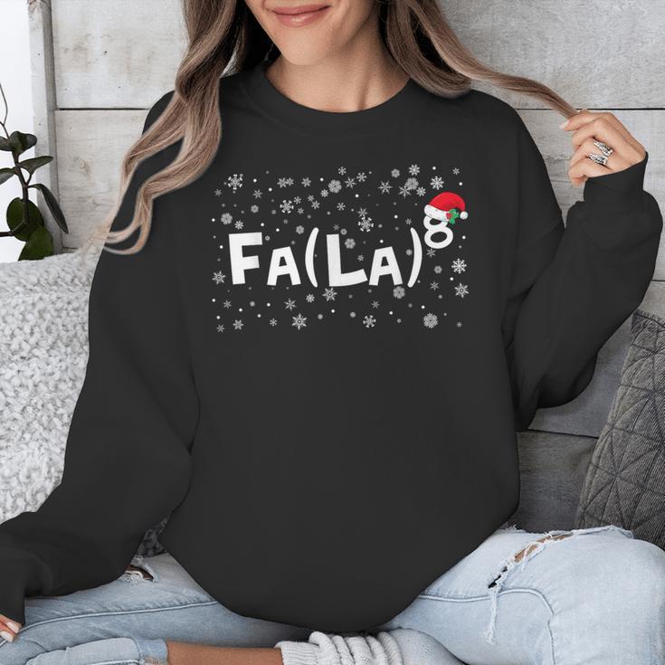 FA LA8 Christmas Santa Fa La Math Teacher Mathematic Unisex Sweatshirt, funny design FA LA8 Christmas Santa Fa La Math Teacher Mathematic Unisex Sweatshirt, funny design