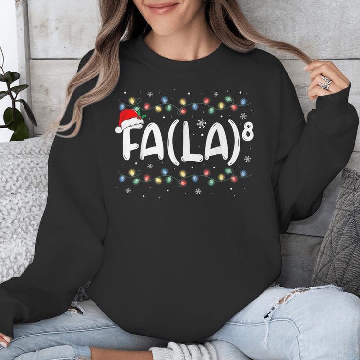 FA LA8 Christmas Santa Fa La Math Teacher Men Women Unisex Sweatshirt, funny design FA LA8 Christmas Santa Fa La Math Teacher Men Women Unisex Sweatshirt, funny design