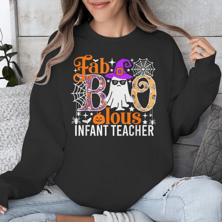 Fab Boo Lous Infant Teacher Halloween Costume Unisex Sweatshirt, funny design Fab Boo Lous Infant Teacher Halloween Costume Unisex Sweatshirt, funny design